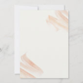 Blush Roze bridal Shower Invitation Kaart (Achterkant)