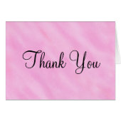 Blush roze bruiloft Bedankt kaarten (Voorkant Horizontaal)