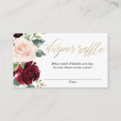 Blush roze bruine bruistapkaarten voor de vervaard informatiekaartje (Voorkant)