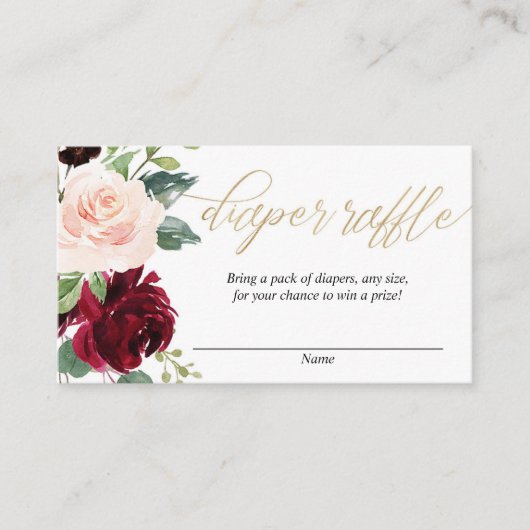 Blush roze bruine bruistapkaarten voor de vervaard informatiekaartje (Voorkant)