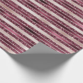 Blush roze bruine roodroze roze roze rozenstroop G Cadeaupapier (Hoek)