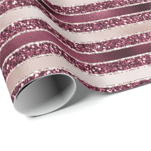 Blush roze bruine roodroze roze roze rozenstroop G Cadeaupapier (Rol Hoek)