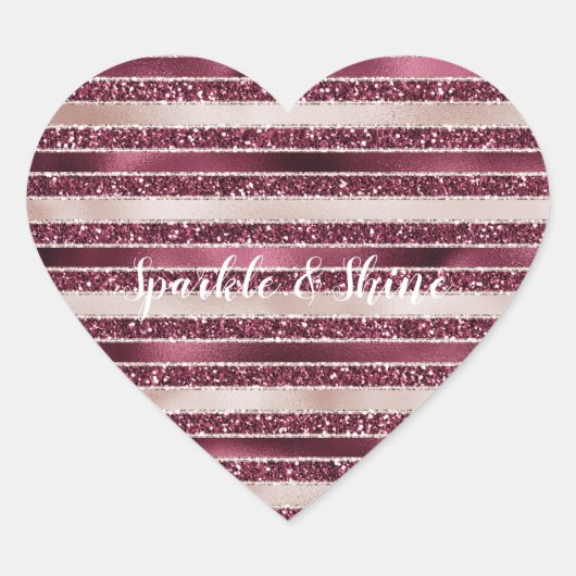 Blush roze bruine roodroze roze roze rozenstroop G Hart Sticker (Voorkant)