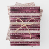 Blush roze bruine roodroze roze roze rozenstroop G Inpakpapier Vel (In situ)