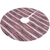 Blush roze bruine roodroze roze roze rozenstroop G Kerstboom Rok (Gekanteld)