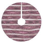 Blush roze bruine roodroze roze roze rozenstroop G Kerstboom Rok (Voorkant)