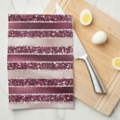 Blush roze bruine roodroze roze roze rozenstroop G Theedoek (Quarter Fold)