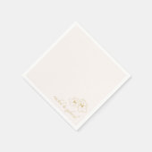 Blush Roze | Chic Nepgoud Bloem Bruiloft  Servet (Hoek)