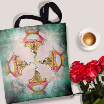  blush roze collage met roestige randen