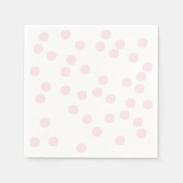Blush roze Confetti / pokadots Servetten