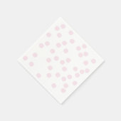 Blush roze Confetti / pokadots Servetten (Hoek)