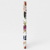  Blush Roze Crème Floral Named Waterverf iPhone Hoesje (Rechterkant)