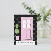  Blush Roze deur Kaart (Staand voorkant)