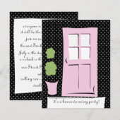  Blush Roze deur Kaart (Voorkant / Achterkant)