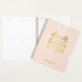 Blush roze dromen geloven dat je Motivatie kunt be Planner (Display)