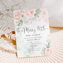 Blush roze een Merry Little Baby shower