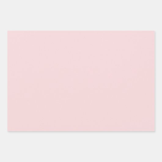 Blush Roze effen kleur inpakpapier vellen (Voorkant 2)