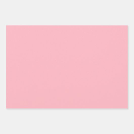 Blush Roze Effen Kleur | Klassiek | Elegant Inpakpapier Vel (Voorkant)
