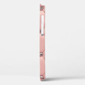 Blush roze elegant smatigleder bekijken Case-Mate iPhone case (Achterkant / Links)