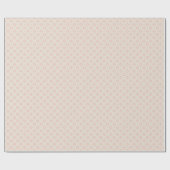 Blush Roze en Crème Infiniti Ster Cadeaupapier (Vlak)