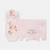 Blush roze en crème Rozen grafische Vrijgezellenfe Bedankdoosjes (Uitgevouwen)