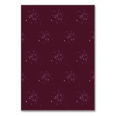 Blush Roze en Diamanten Bruiloftsfeest Kaart (Achterkant)