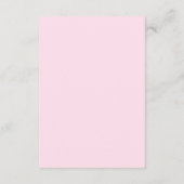 Blush roze en Faux Roos Gold | Details gastsysteem Informatiekaartje (Achterkant)