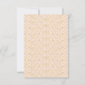 Blush roze en Gold Baby Shower-uitvindingen Kaart (Achterkant)