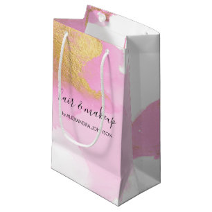 Blush Roze en Gold Foil Wash Girly Klein Cadeauzakje
