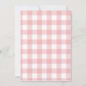 Blush roze en Gold Ice Cream Baby shower Kaart (Achterkant)