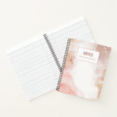Blush roze en Gold Ink persoonlijke lesson-laptop Notitieboek (Binnen)