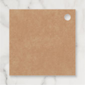 Blush roze en goud bloemenkraft bruiloft dank u bedankjes labels (Achterkant)