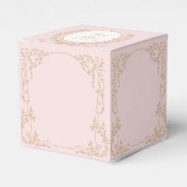 Blush roze en gouden bruiloft swag envelop bedankdoosjes