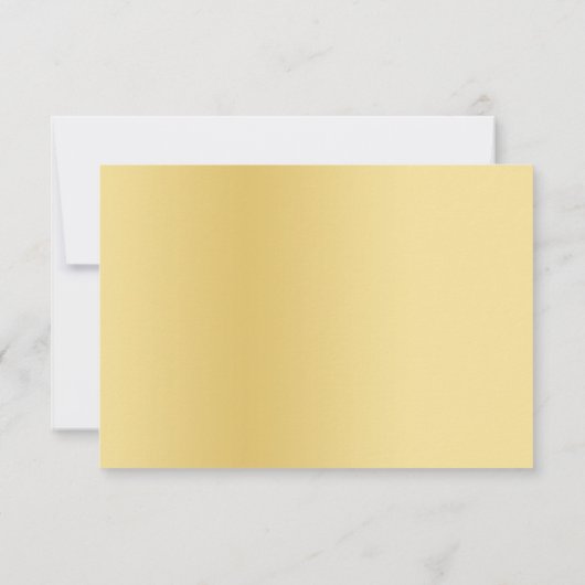 Blush Roze en Gouden Sparkle Lights RSVP (Achterkant)