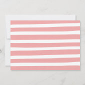 Blush roze en goudpompoen op Vrijgezellenfeest Kaart (Achterkant)