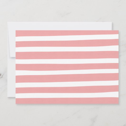 Blush roze en goudpompoen op Vrijgezellenfeest Kaart (Achterkant)