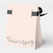 Blush roze en grijze bruiloft bedankdoosjes (Achterkant)