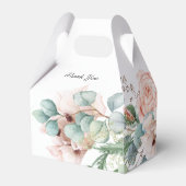 Blush roze en ivoren papaver bedankdoosjes (Achterkant)