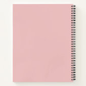 Blush roze en kleine momenten notitieboek (Achterkant)