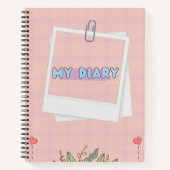 Blush roze en kleine momenten notitieboek (Voorkant)