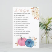 Blush roze en nazeeppompoen Rustic Zoek de gast (Staand voorkant)