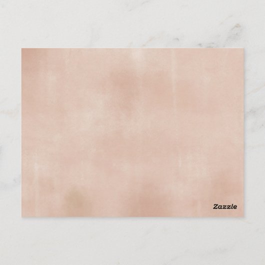 Blush roze en nazeeppompoenboeken voor Baby Briefkaart (Achterkant)