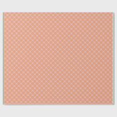 Blush roze en Oranje Infiniti Star Cadeaupapier (Vlak)