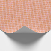 Blush roze en Oranje Infiniti Star Cadeaupapier (Hoek)