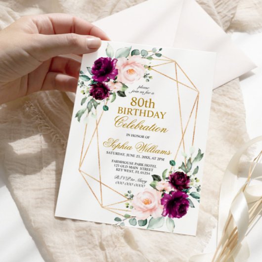 Blush Roze en Paarse Roos op elke dag Kaart