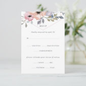 Blush Roze en Roos Geometrische Bloem | Keuze Menu (Staand voorkant)