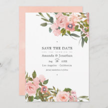 Blush Roze en Roos Gold Floral Weddenfoto