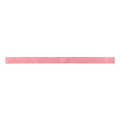 Blush roze en White Nautical Anchor Pattern Satijnen Lint (Voorkant)