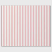 Blush Roze en White Striped Vrijgezellenfeest Cadeaupapier (Vlak)