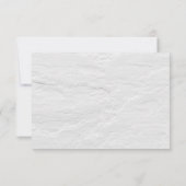 Blush Roze en witte roze Blanco binnenzijde Opmerk Bedankkaart (Achterkant)